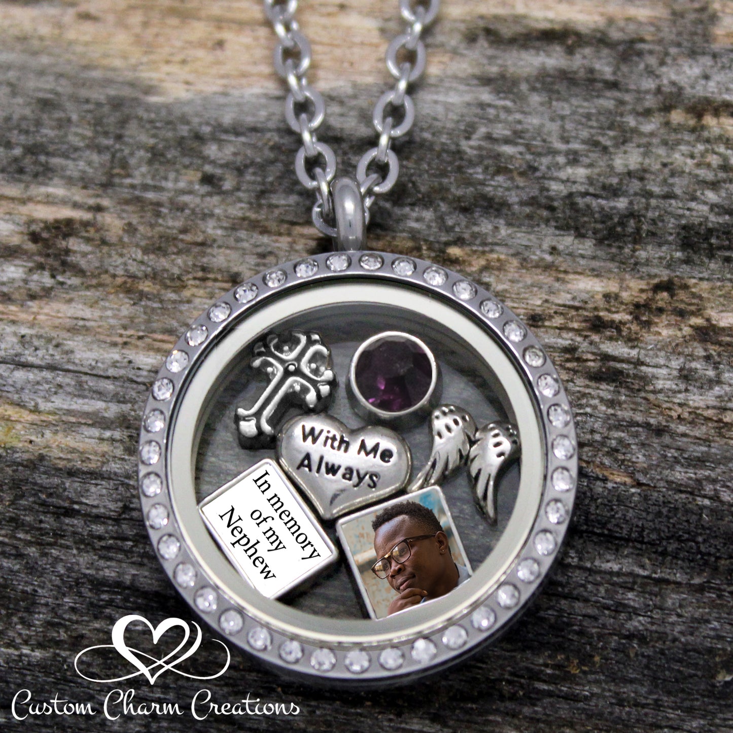 In Memory of my Nephew Memorial Necklace Sympathy Gift