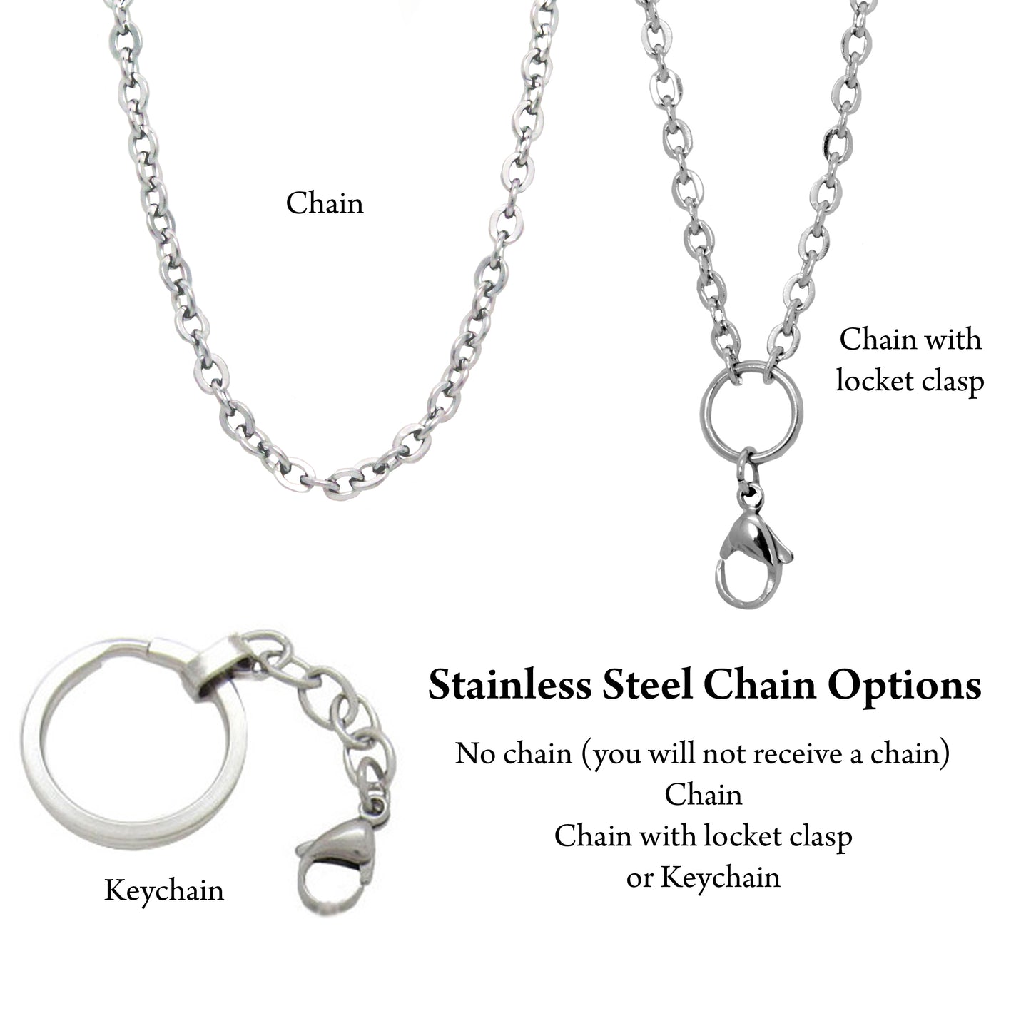 Large 30mm Magnetic Stainless Steel Floating Locket with Crystals
