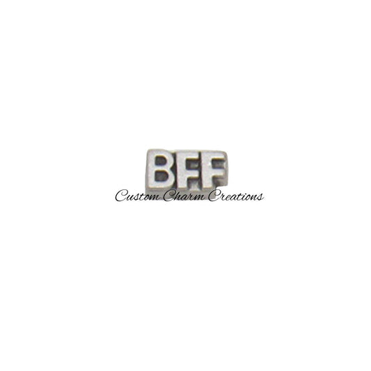 BFF Best Friends Forever Floating Locket Charm - Custom Charm Creations