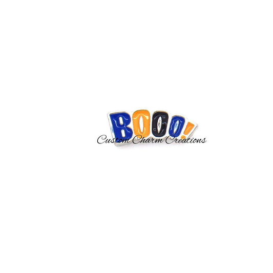 Boo Halloween Floating Locket Charm - Custom Charm Creations