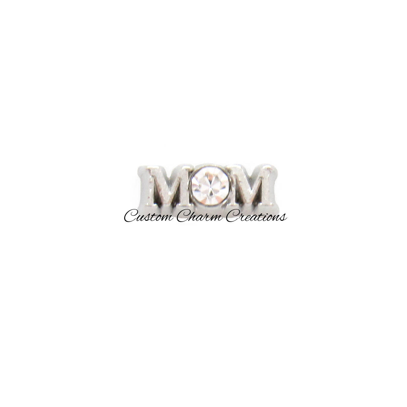 Mom Floating Locket Charm - Custom Charm Creations