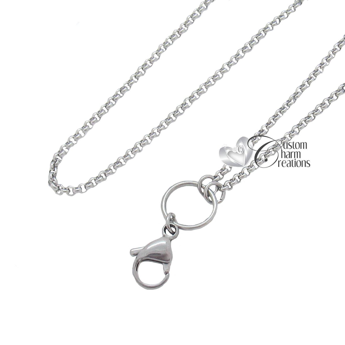 30mm Floating Locket Lanyard Badge Holder - Custom Charm Creations