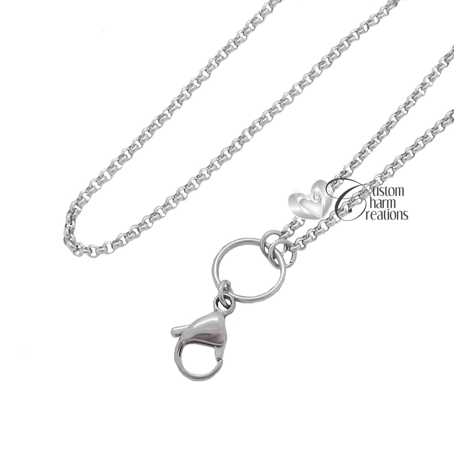 30mm Floating Locket Lanyard Badge Holder - Custom Charm Creations
