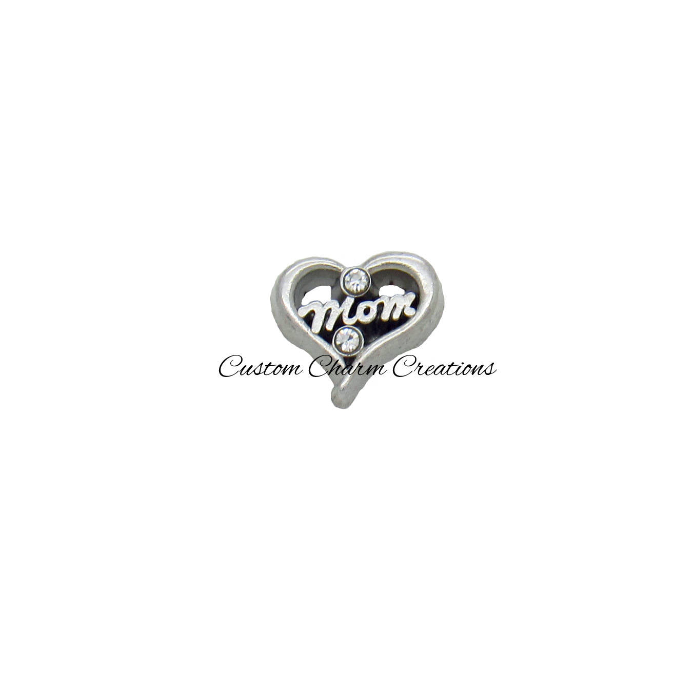Mom Floating Locket Charm - Custom Charm Creations