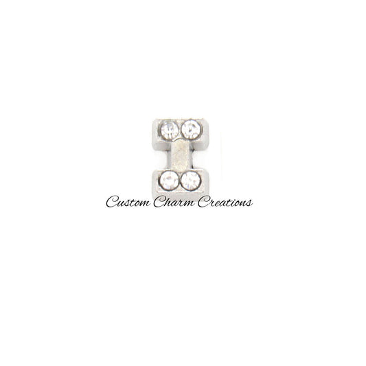 Letter I Locket Floating Charm - Custom Charm Creations